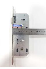 Siyah Wc Ve Banyo Kapı Kilidi 40 Mm / 40x23mm - Ürün Siyah Renk Ve Sessiz Kilittir