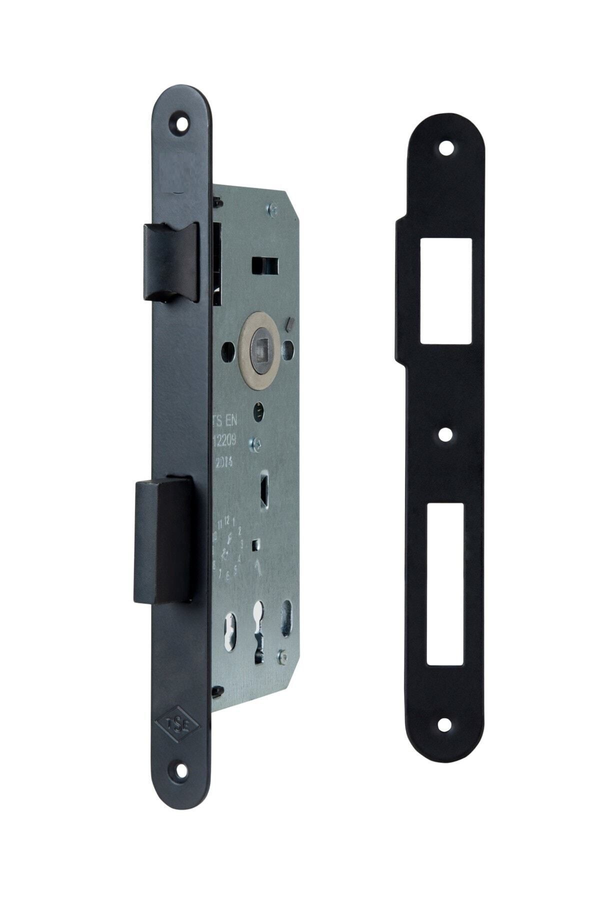 Siyah Oda Kapı Kilidi 40 Mm / 40x23mm