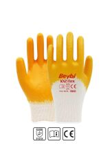 Nitril Pmk Kn2 Flex 10 Beden Nitril Kaplı Pamuk Eldiven (3121X)¾ Nitril Kaplıdır