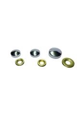 13 Mm Saç Vida Gizleme Kapama Tapası Krom Kaplama Paket 100 Adet