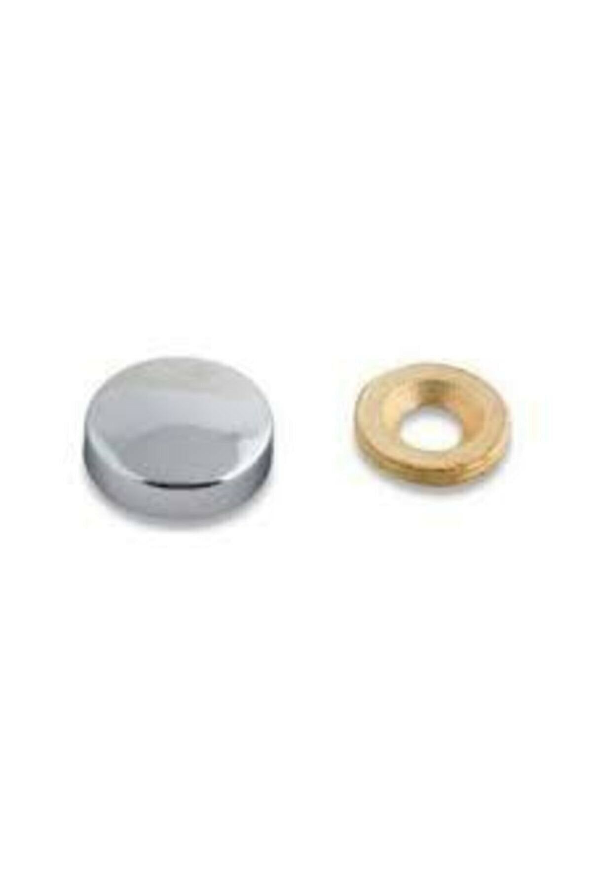 15 Mm Dekoratif Vida Gizleme Tapası Nikel Krom Kaplama Paket 100 Adet