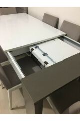 Kırma Masa Menteşesi Plastik Kahverengi Ortadan Açılır Masa