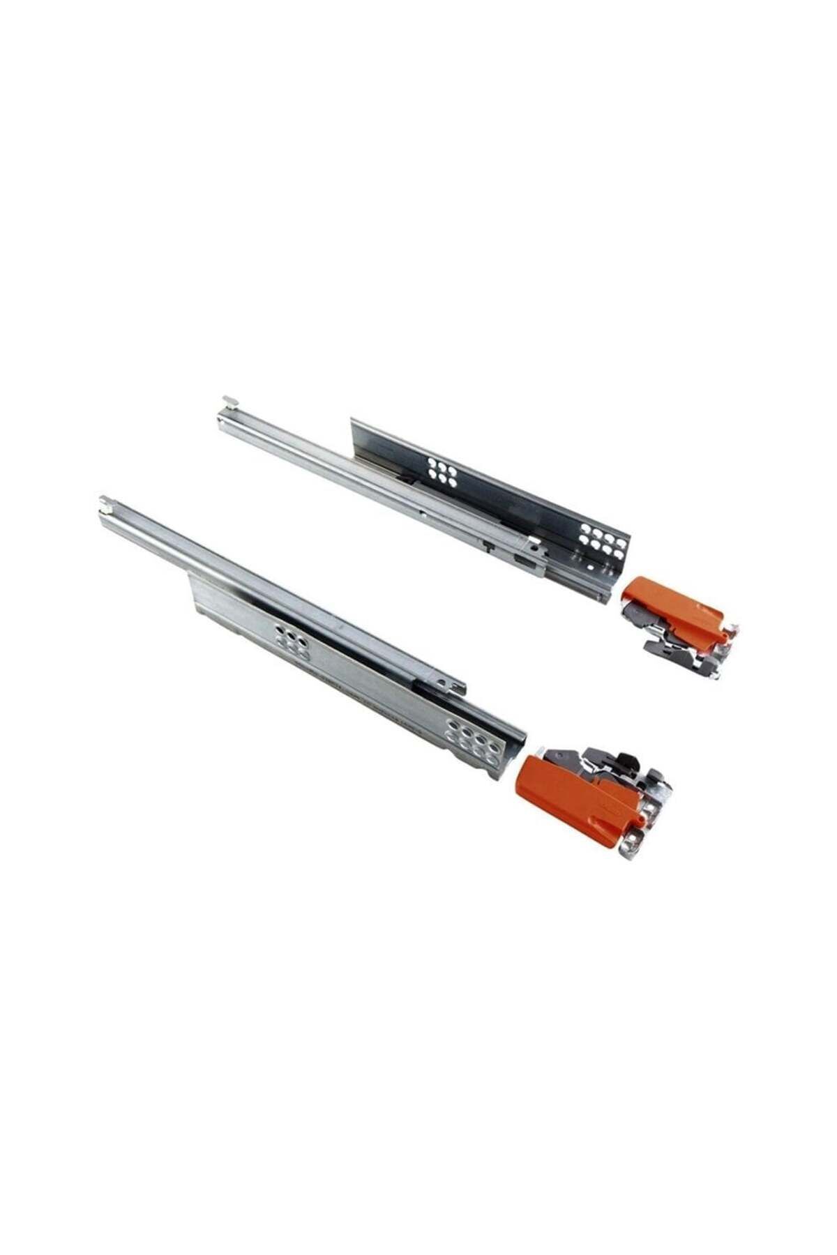 550f3500b 35 Cm Tandem Tek Açılım Frenli Çekmece Rayı ( Mandal Dahil )