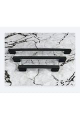 Trs Alüminyum Zamak Köprü Mat Siyah 224 Mm (10 ADET) Çekmece Dolap Mutfak Kulp