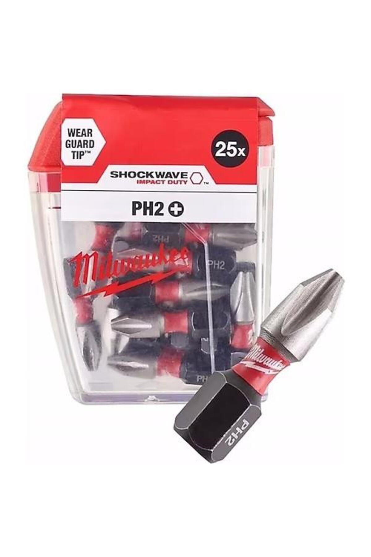 Bits Uç 25mm 25'li Paket Pz2
