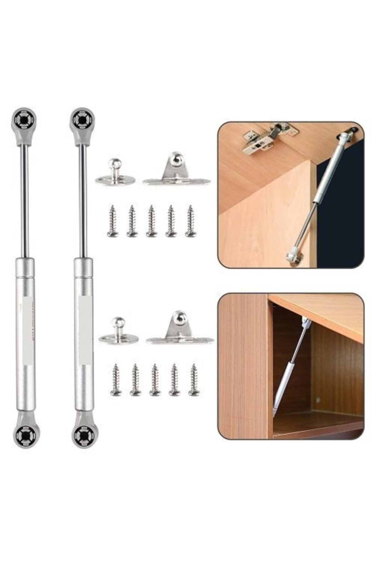 2 Adet Mobilya Dolap Kalkar Kapak Gazlı Hidrolik Piston 120n - Mobilya Makasları