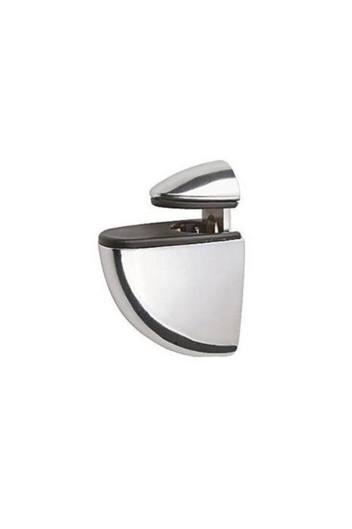Pelikan Cam Raf Tutucu Etejer Parlak Krom Metal Kırılmaz