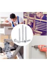 Ahşap, Sunta Ve Ağaç Vidası 4x18 Mm 100 Adet