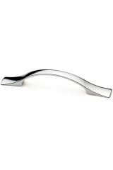 Mobilya Dolap Çekmece Kulp Sülün 96mm Parlak Krom Renk ( 5 Adet ) - Mobilya Kulpları - 96 mm