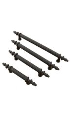 Mobilya Dolap Çekmece Kulp Reyhan 192mm Mat Siyah Renk
