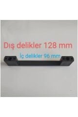 Mobilya Dolap Çekmece Kulp Köprü 96-128mm Mat Siyah Renk Sert Polimerr
