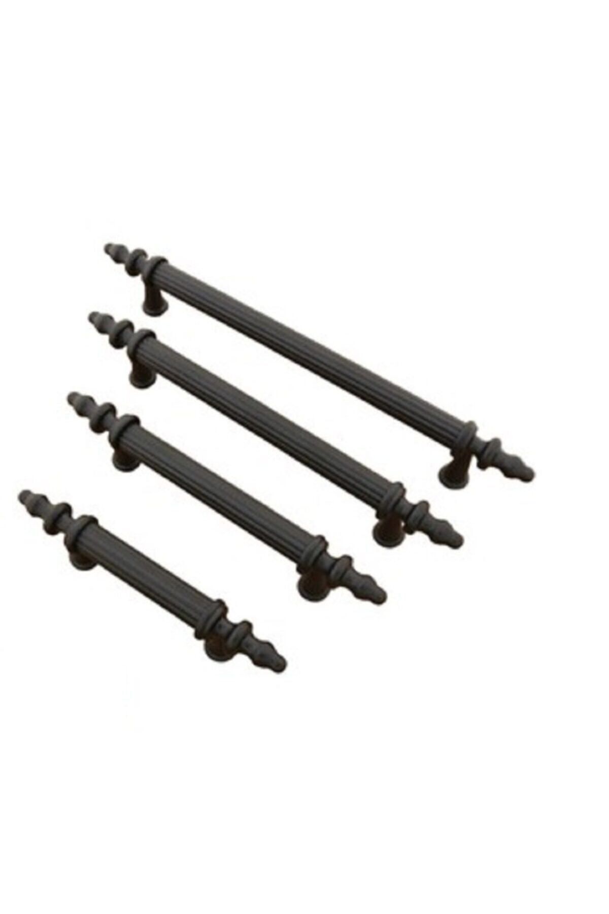 Mobilya Dolap Çekmece Kulp Reyhan 224mm Mat Siyah Renk