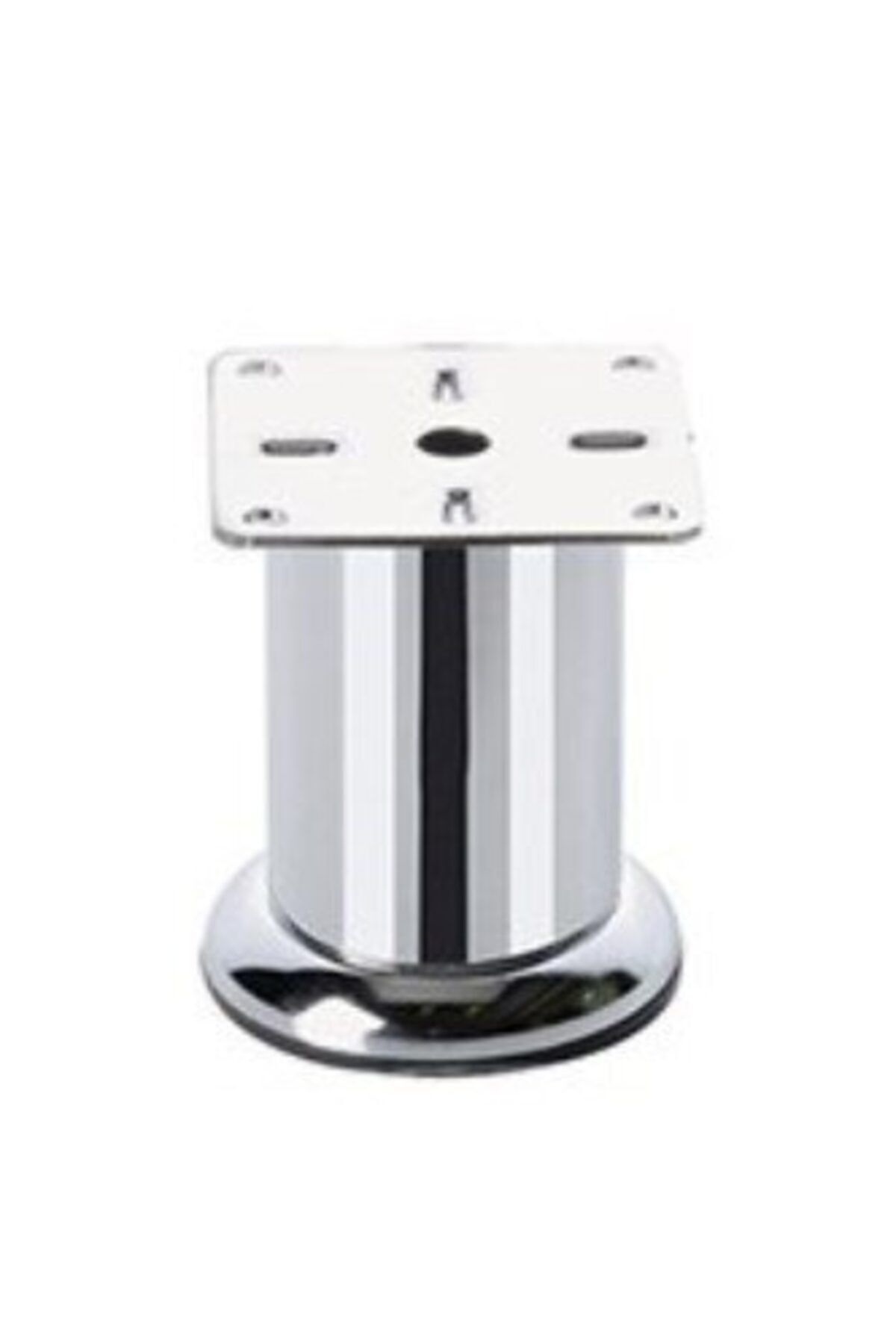 Metal Mobilya Ayak 5 Cm Krom Metal Bingolu Ø42 Çap