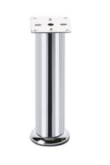 Metal Mobilya Ayak 20 Cm Krom Metal Bingolu Ø42 Çap