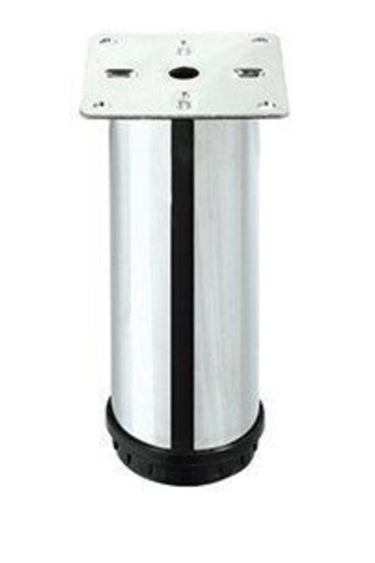 Metal Mobilya Ayak 12 Cm Krom Plastik Bingolu Ø42 Çap