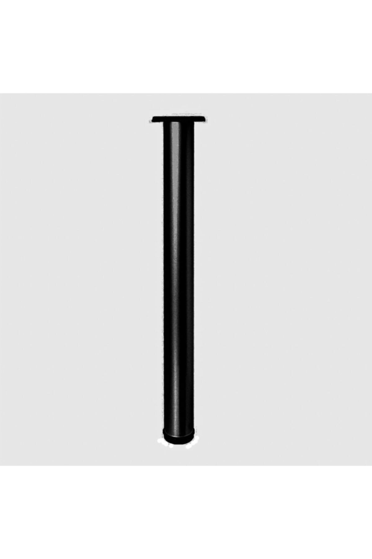 Masa Ayağı 71-74 Cm Ayarlı Ø60mm Çap Metal Siyah Renk