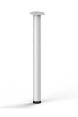 Masa Ayağı 71-74 Cm Ayarlı Ø60mm Çap Metal Beyaz Renk
