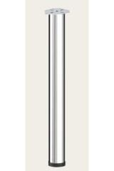 4 Adet Masa Ayağı Paslanmaz Çelik 71-74 Cm Ayarlı Ø60mm Çap Metal Renk
