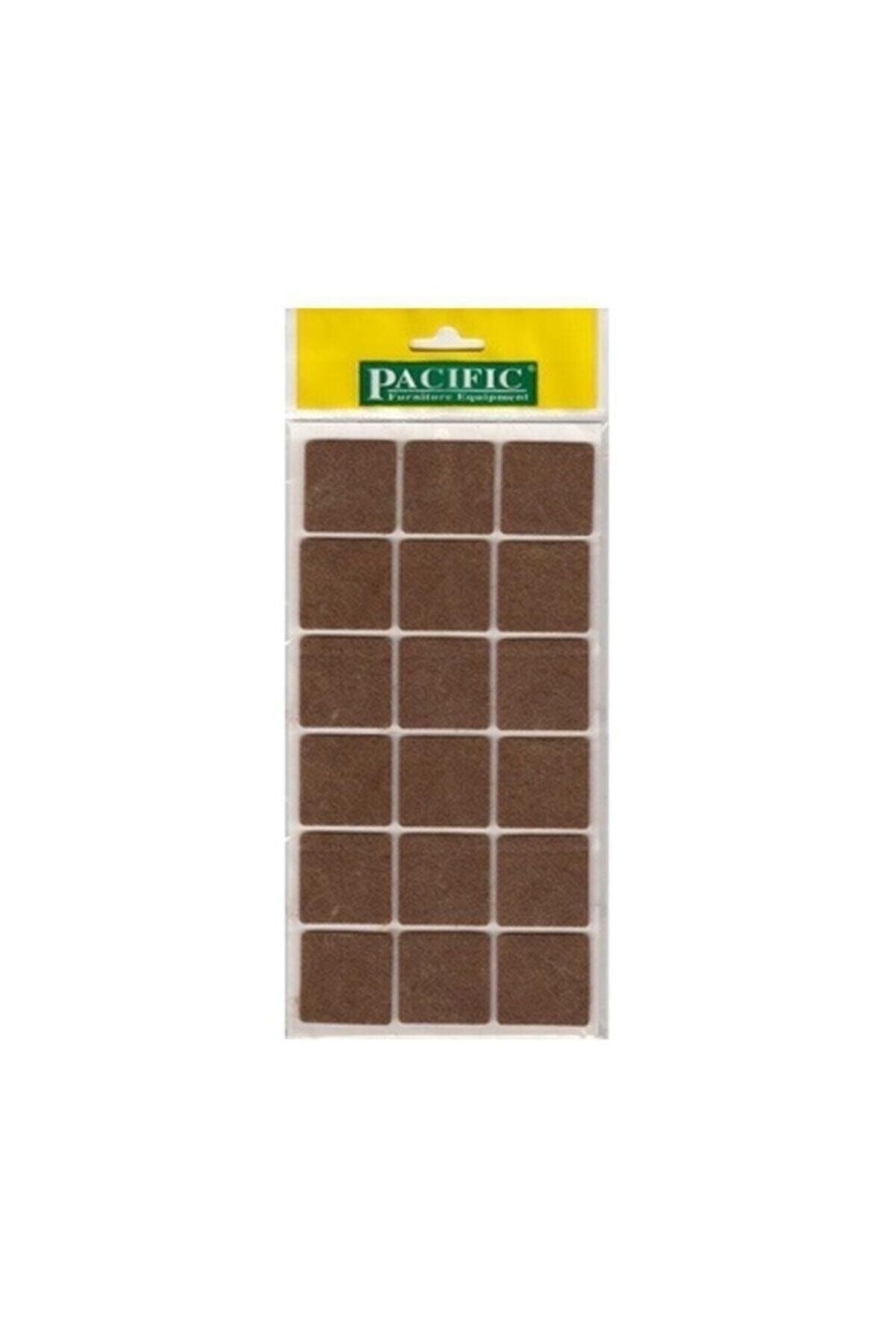 Yapışkanlı Kare Keçe 30x30 mm Kahverengi