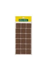 Yapışkanlı Kare Keçe 30x30 mm Kahverengi