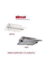 8062 W 60 Beyaz Sürgülü Aspiratör