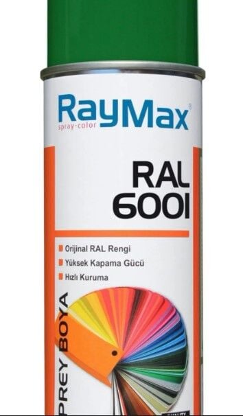 Raymax Sprey Boya Ral 6001  Zümrüt Yeşili 400ml Akrilik