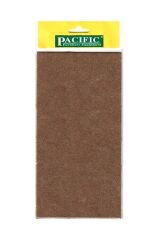 Pacific Yapışkanlı Dikdörtgen Keçe 12x24cm Kahve
