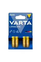 Longlife Extra Alkalin Ince Pil - Aaa - 4'lü