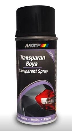 MOTİP TRANSPARAN SİYAH STOP SPREY BOYA 400 ML