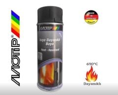 MOTİP ISIYA DAYANIKLI SİYAH SPREY BOYA 400 ML