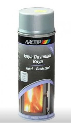 MOTİP ISIYA DAYANIKLI GÜMÜŞ SPREY BOYA 400 ML