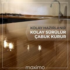 Bianca Maximo Solvent Bazlı Sıvı Cam Şeffaf Parlak 500 gr.